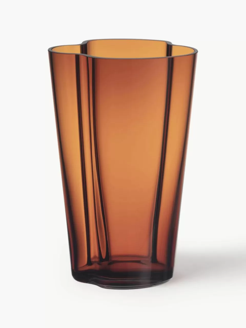 iittala Mondgeblazen vaas Alvar Aalto, H 22 cm | Vazen | Vazen