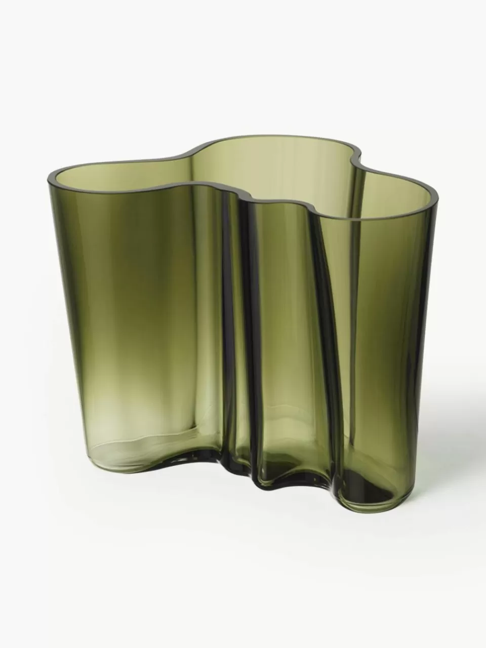 iittala Mondgeblazen vaas Alvar Aalto, H 16 cm | Vazen | Decoratie