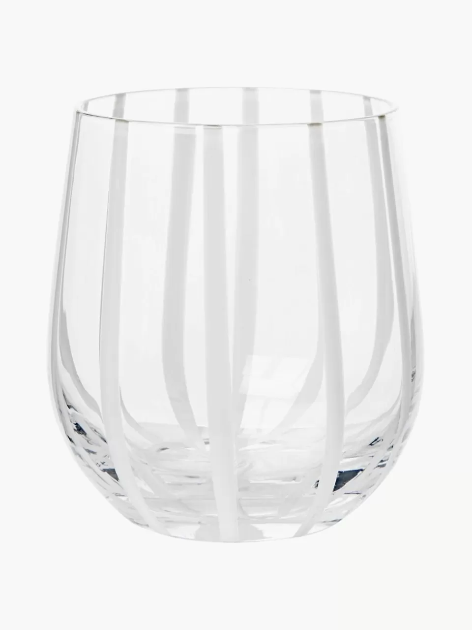 Broste Copenhagen Mondgeblazen waterglas Stripe | Servies