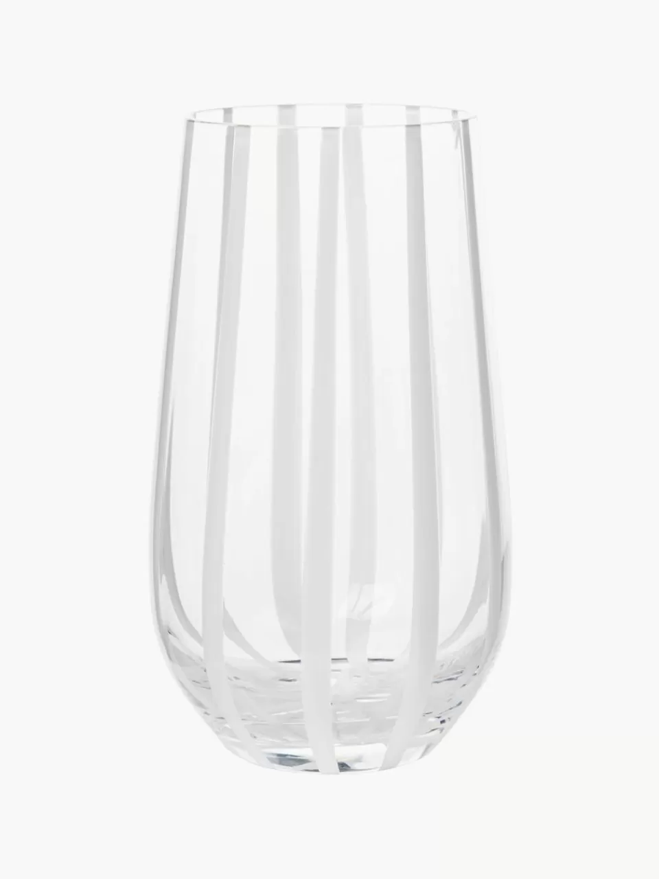 Broste Copenhagen Mondgeblazen waterglas Stripe | Servies