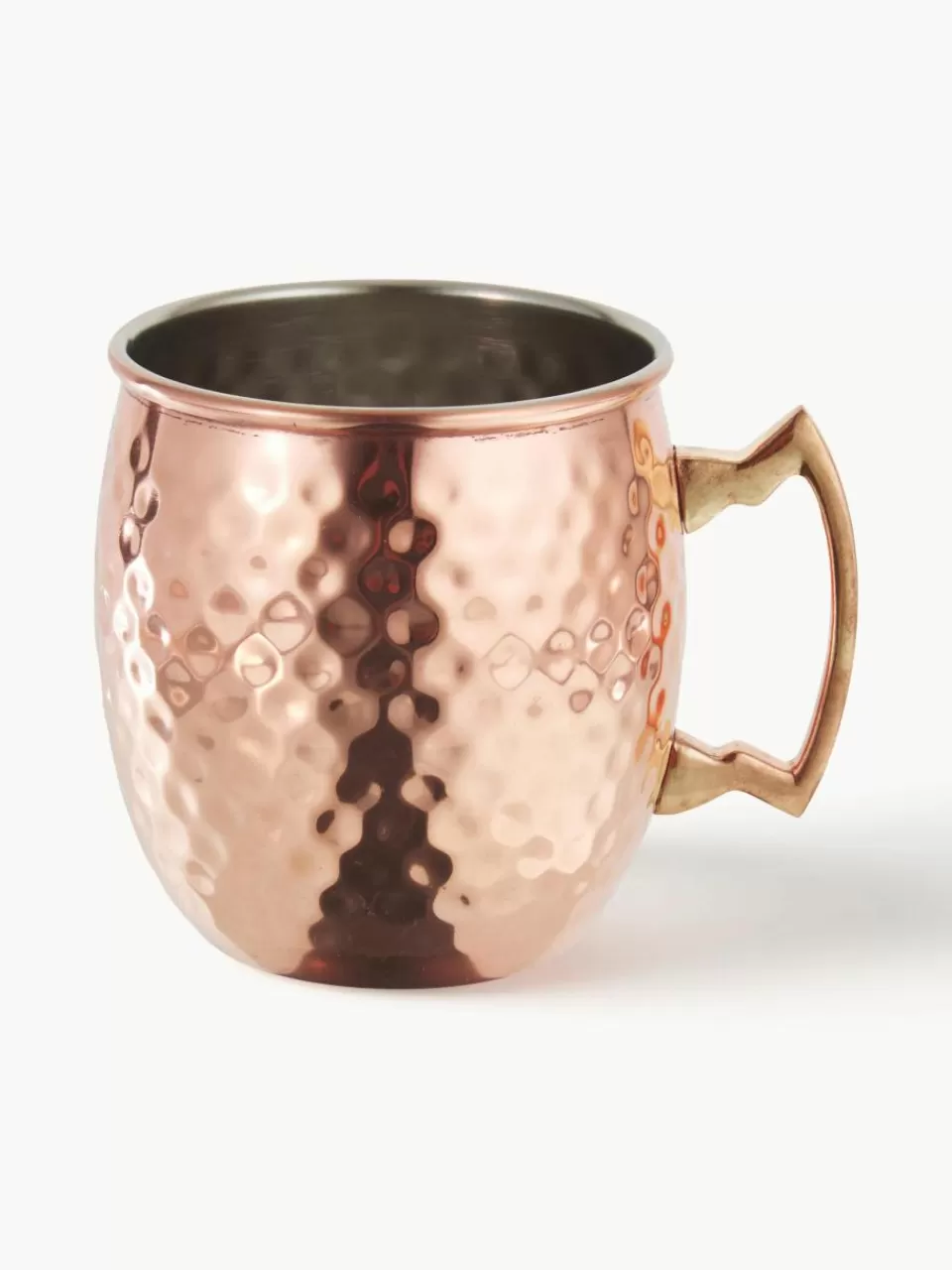 Westwing Moscow Mule beker Hammered met gehamerd oppervlak | Servies | Barglazen