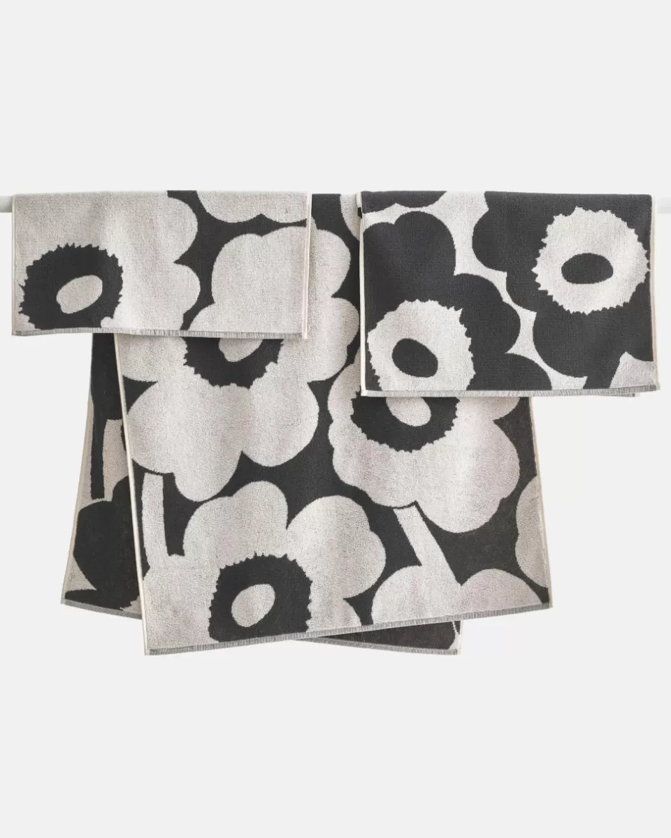 Marimekko Omkeerbare handdoek Unikko van katoen, in verschillende maten | Handdoeken | Handdoeken