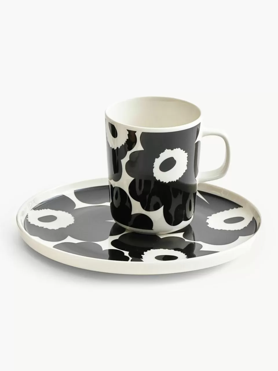 Marimekko Ontbijtset Unikko, 2 personen (4-delig) | Servies | Serviessets