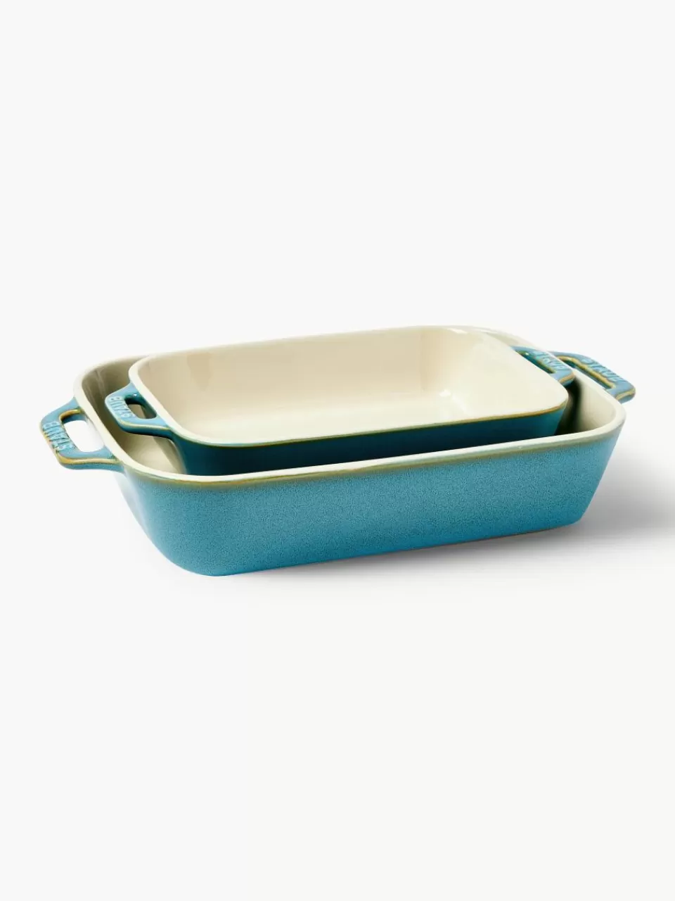 Staub Ovenschalenset Ceramic, set van 2 | Bakvormen & Ovenschalen | Bakvormen & Ovenschalen