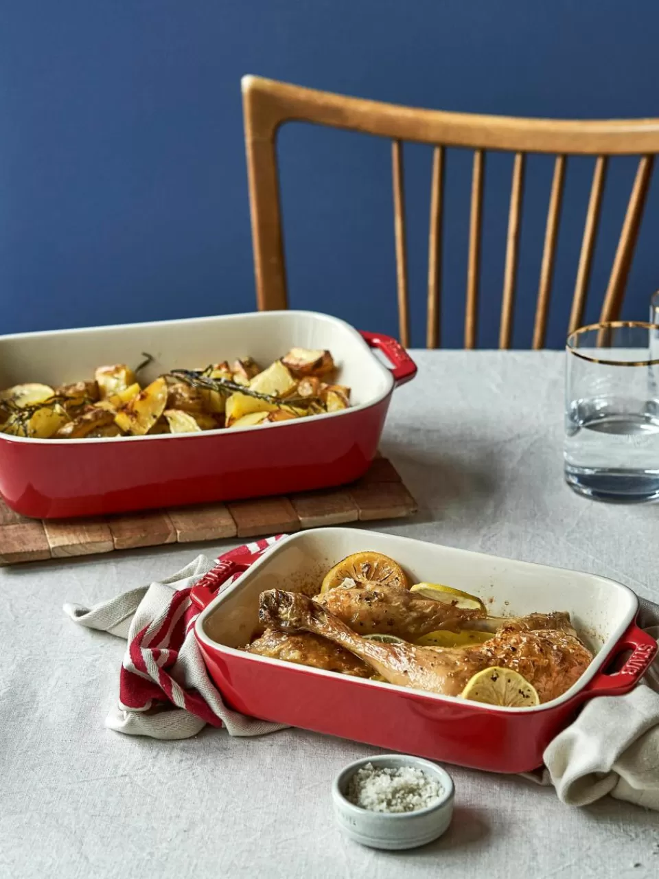 Staub Ovenschalenset Ceramic, set van 2 | Bakvormen & Ovenschalen | Bakvormen & Ovenschalen