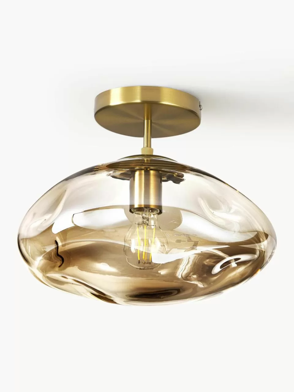 Westwing Collection Plafondlamp Amora van glas | Plafondlampen | Plafondlampen