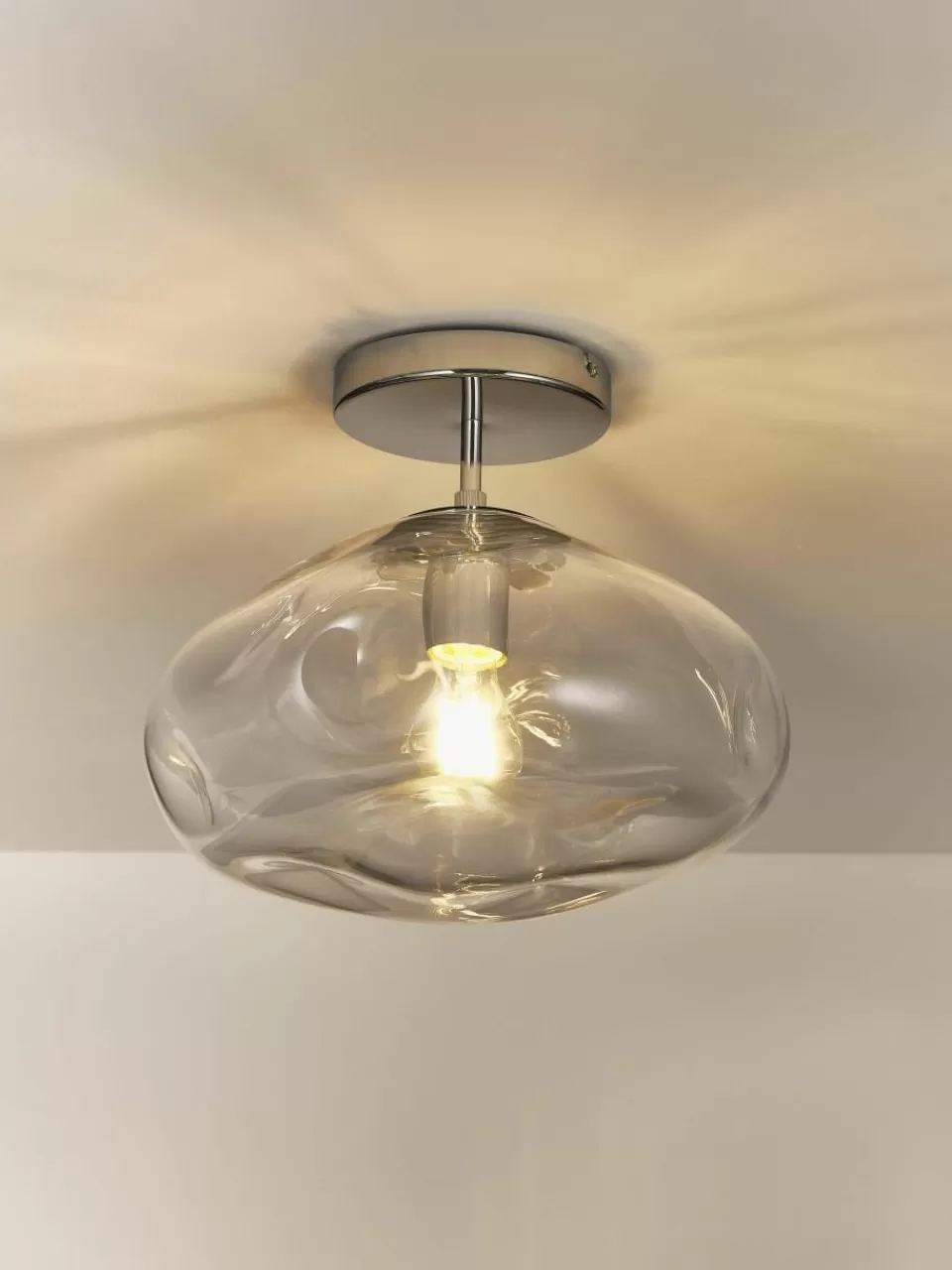 Westwing Collection Plafondlamp Amora van glas | Plafondlampen | Plafondlampen