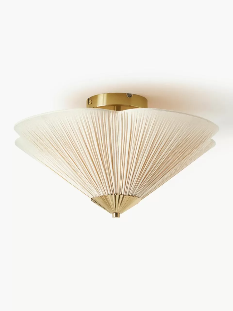 Westwing Collection Plafondlamp Leora met omgekeerde lampenkap | Plafondlampen | Plafondlampen