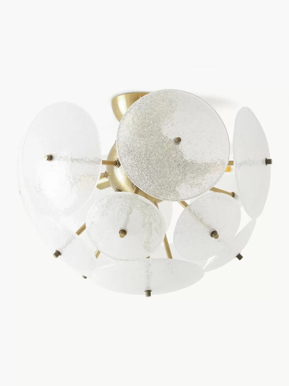 Westwing Collection Plafondlamp Mireille van glas | Plafondlampen | Plafondlampen