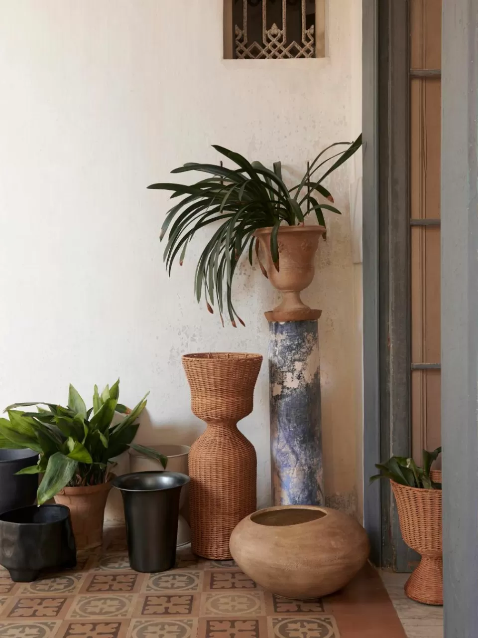 ferm LIVING Plantenpot Dodu van cement | Plantenbakken | Bloempotten