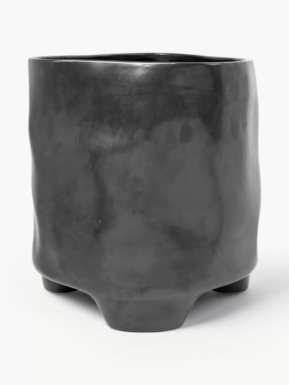 ferm LIVING Plantenpot Esca van keramiek, H 36 cm | Plantenbakken | Bloempotten