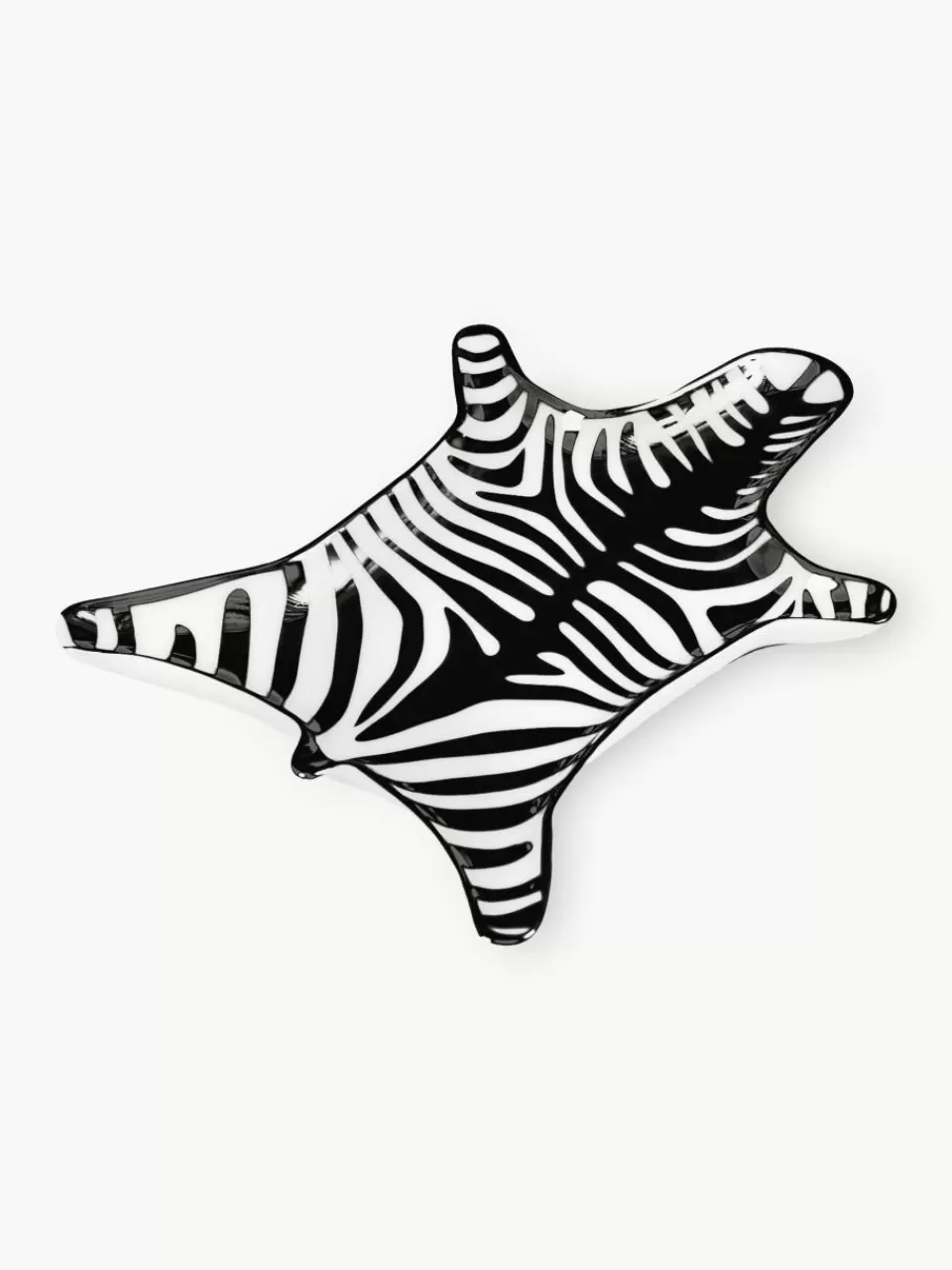 Jonathan Adler Porselein decoratief dienblad Zebra | Decoratieve Dienbladen | Decoratie