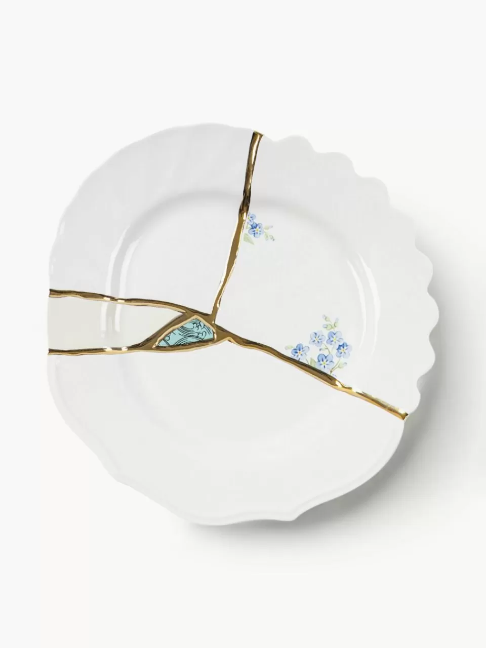 SELETTI Porseleinen ontbijtborden Kintsugi | Servies | Ontbijt- & Dessertborden