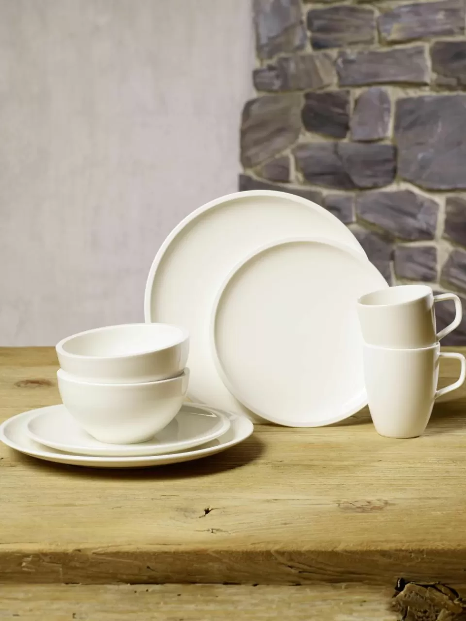 Villeroy & Boch Porseleinen serviesset Artesano, 2 personen (8-delig) | Servies | Serviessets