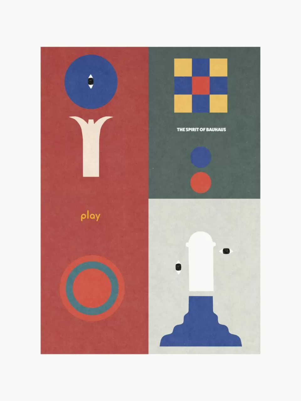 Paper Collective Poster Bauhaus 01 | Wanddecoratie | Posters