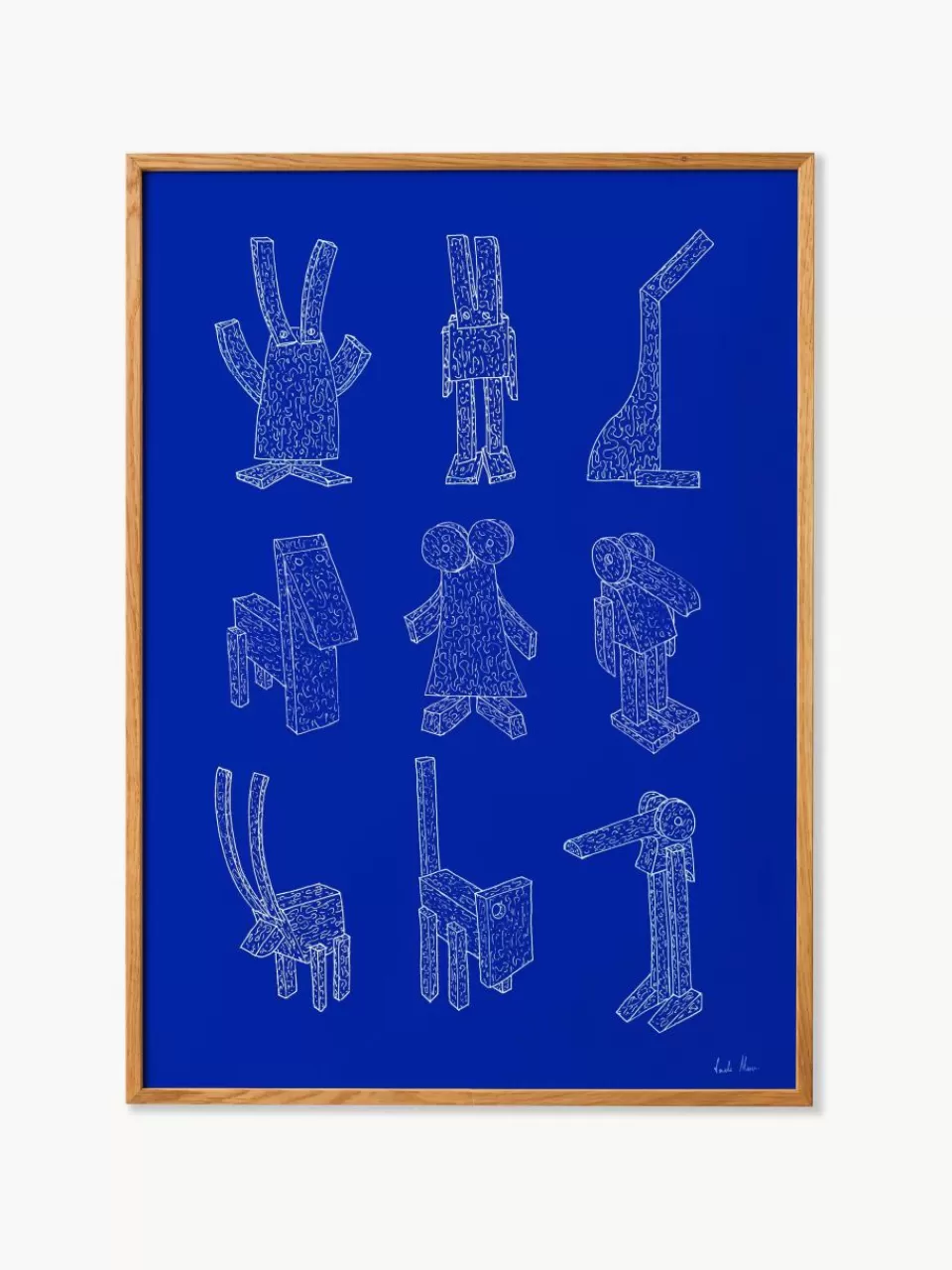 Paper Collective Poster Offcut Animals | Wanddecoratie | Posters