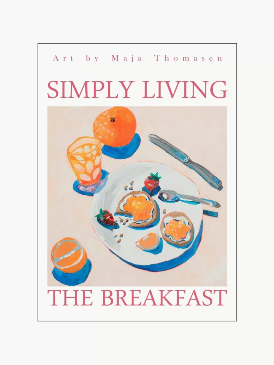 Poster and Frame Poster The Breakfast | Wanddecoratie | Posters