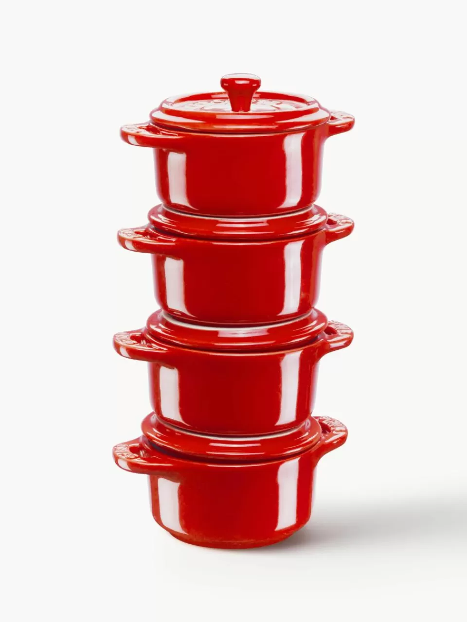 Staub Potjes Mini Cocotte, 4 stuks | Kookpannen | Kookpannen