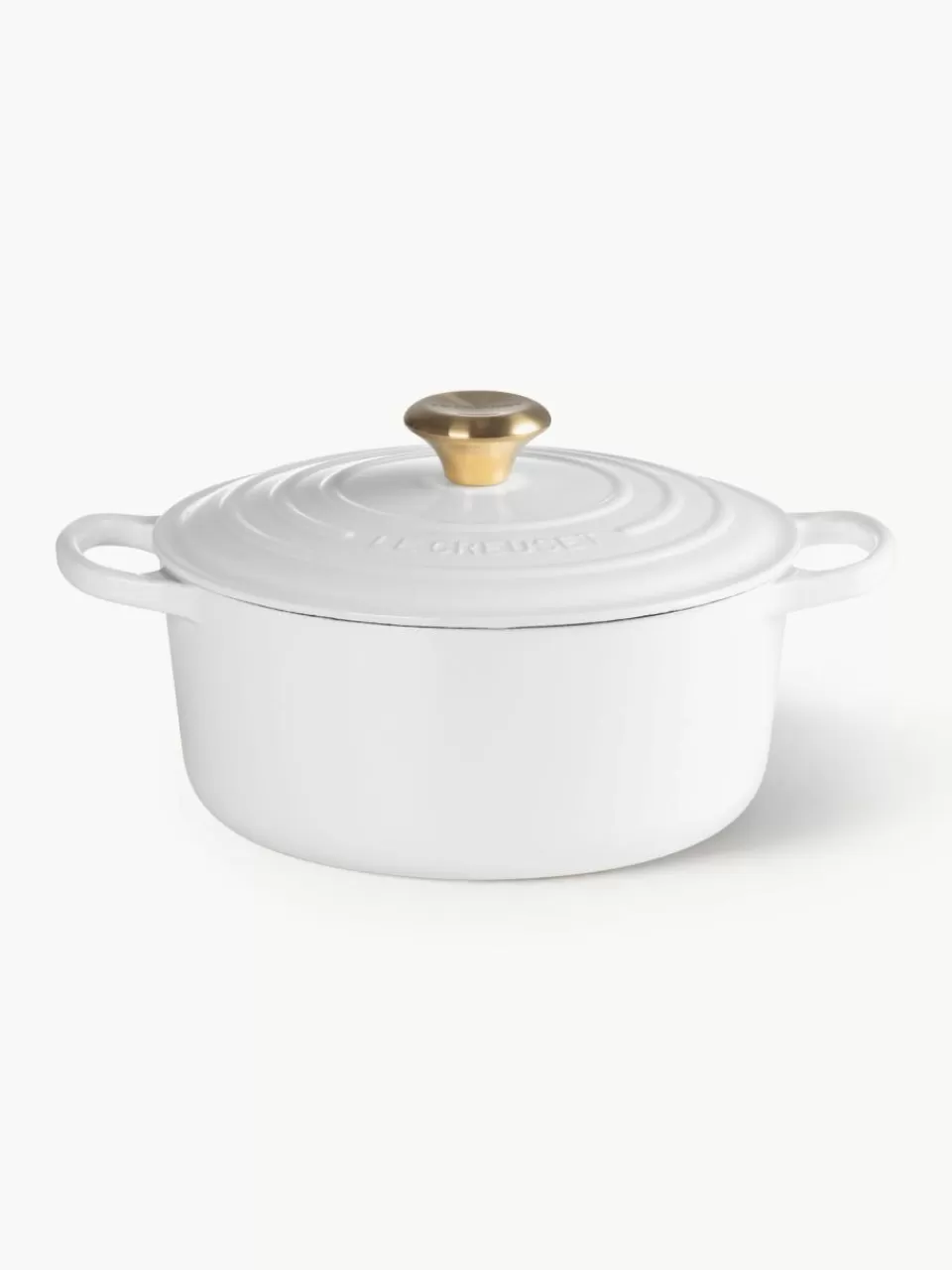 LE CREUSET Ronde braadpan Signature Collection van gietijzer | Kookpannen | Kookpannen