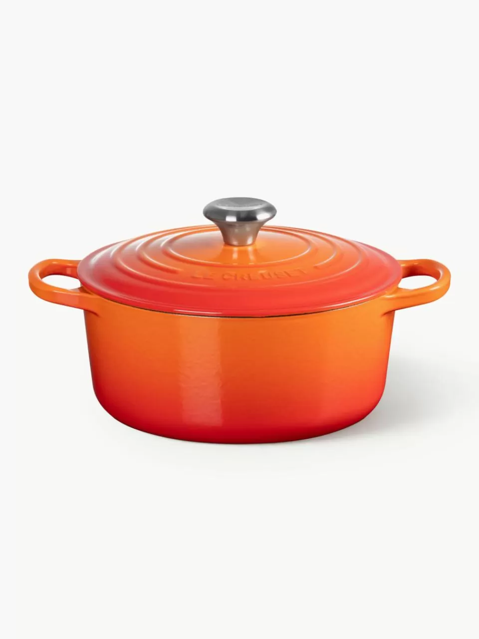 LE CREUSET Ronde braadpan Signature Collection van gietijzer | Kookpannen | Kookpannen