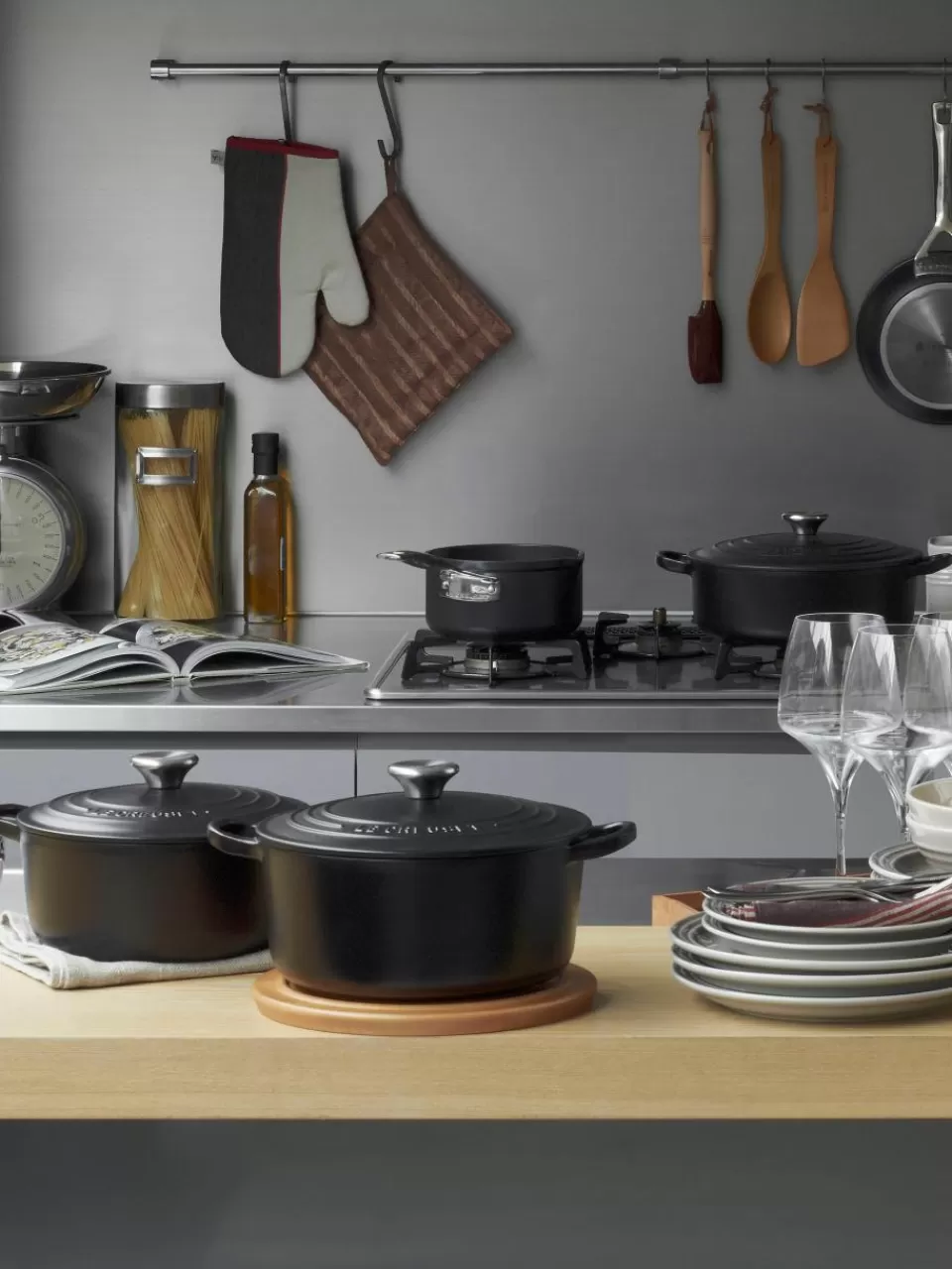 LE CREUSET Ronde braadpan Signature Collection van gietijzer | Kookpannen | Kookpannen