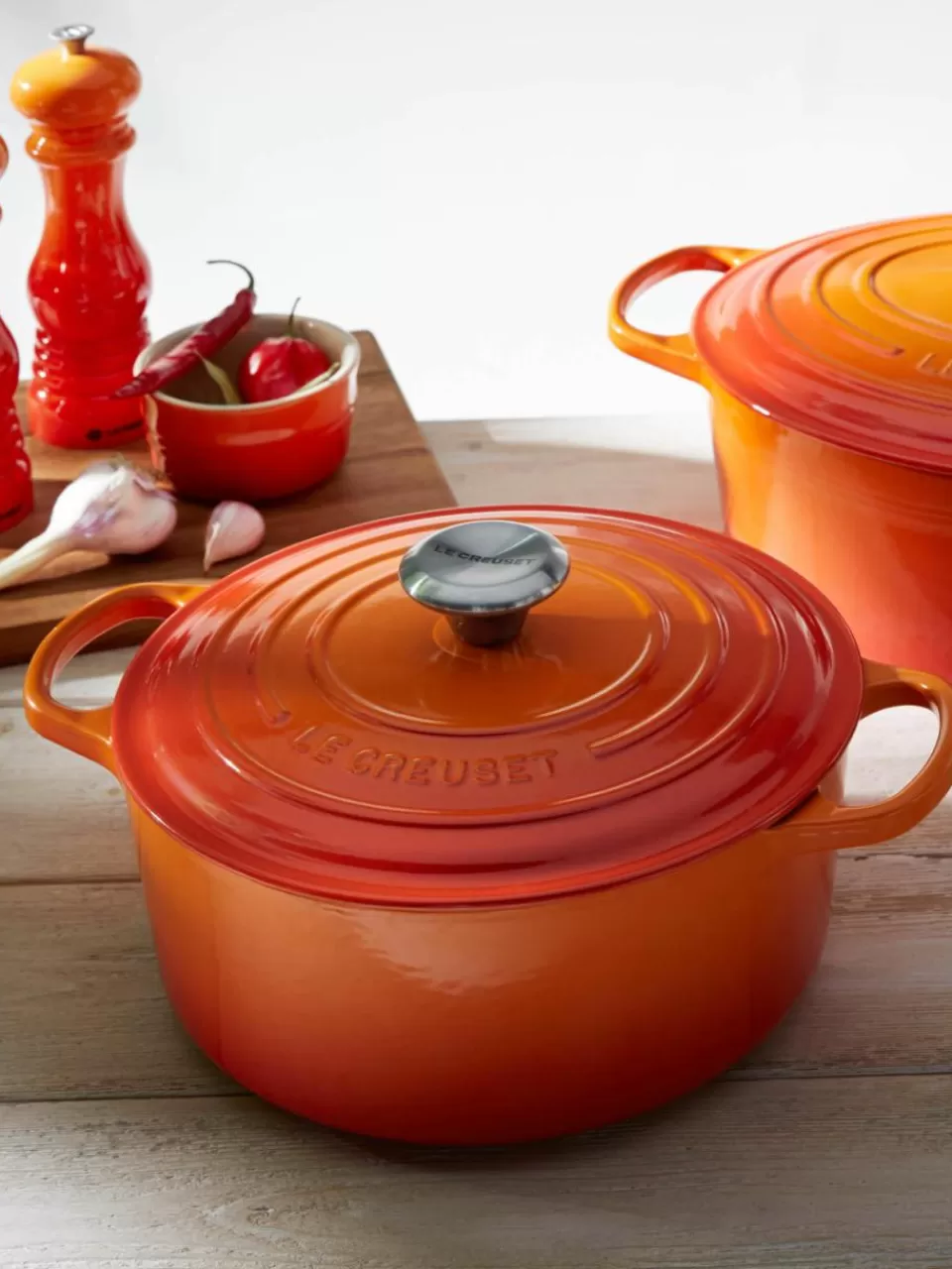 LE CREUSET Ronde braadpan Signature Collection van gietijzer | Kookpannen | Kookpannen