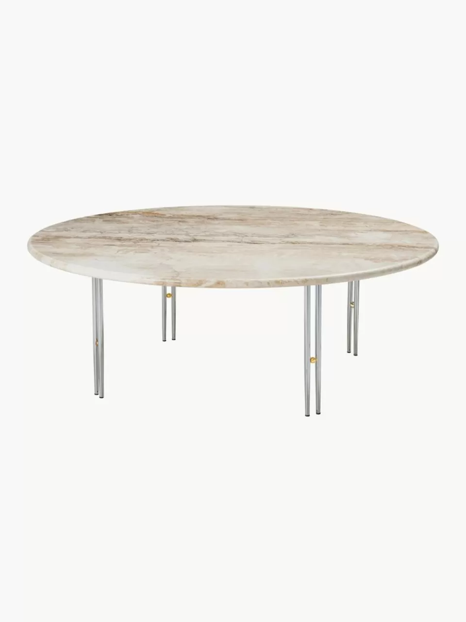 GUBI Ronde marmeren salontafel IOI, Ø 100 cm | Salontafels | Salontafels