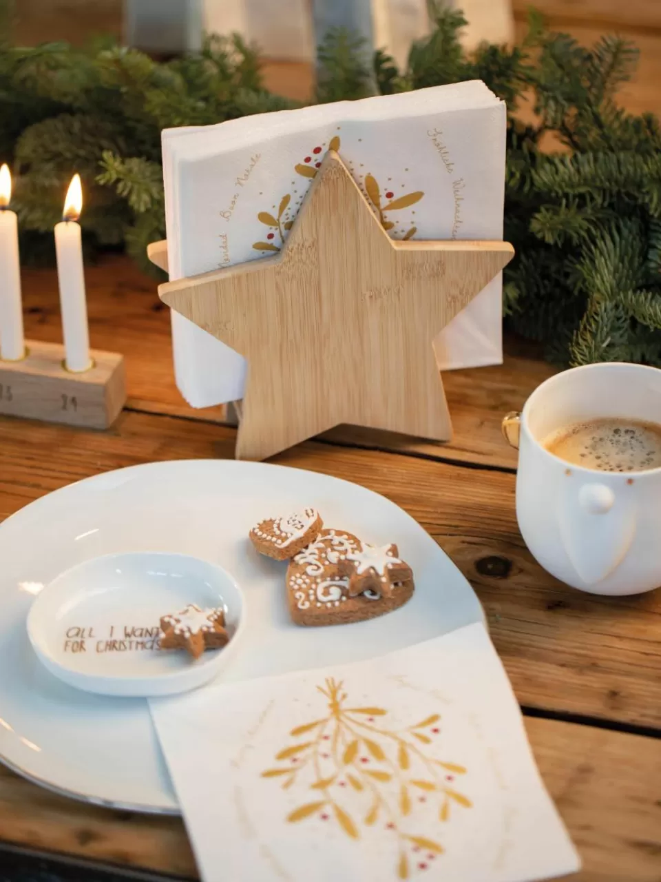 Westwing Schalen Christmas van porselein | Servies | Kommen & Schalen