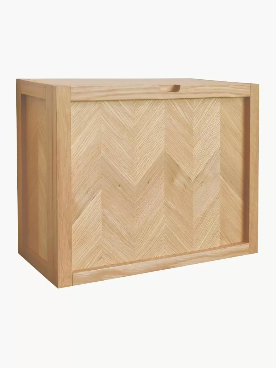 Hübsch Schoenenkast Herringbone van eikenhout voor aan de wand | Schoenenkasten & Schoenenrekken | Schoenenkasten & Schoenenrekken