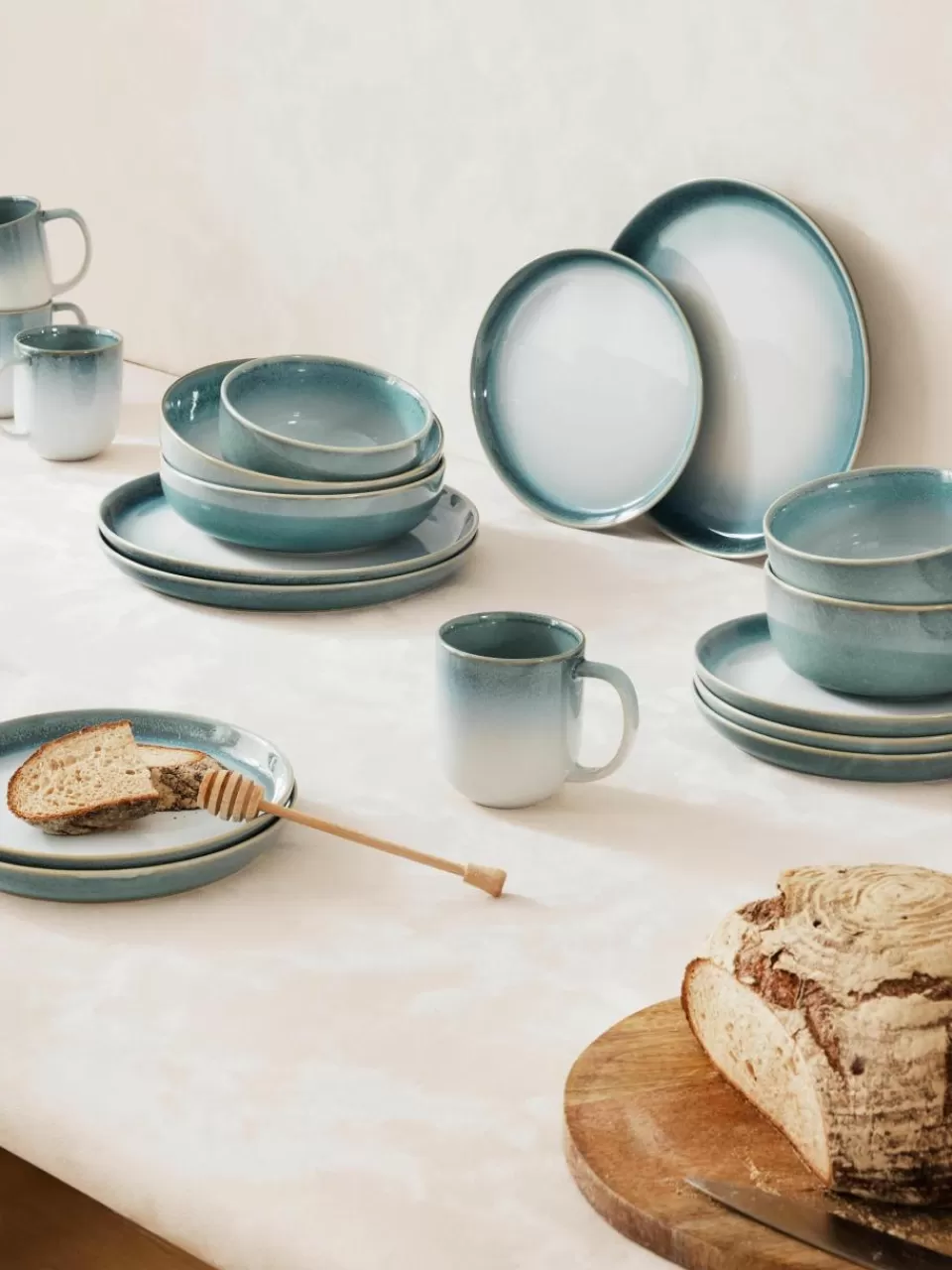 Westwing Collection Serviesset Havana, 4 personen (12-delig) | Servies | Serviessets