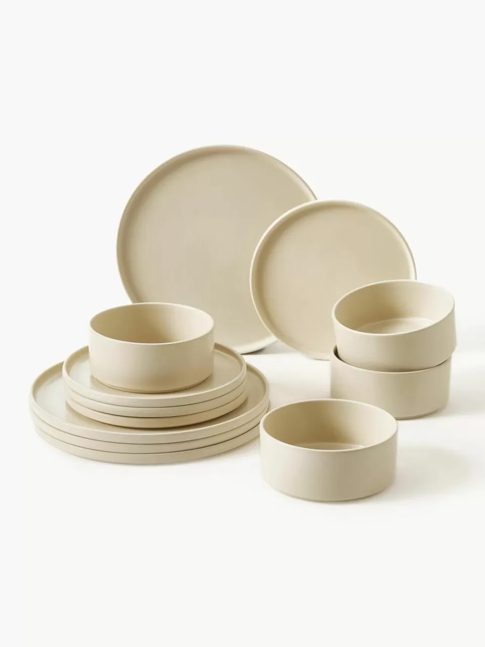 Westwing Collection Serviesset Lowri, 4 personen (12-delig) | Servies | Serviessets