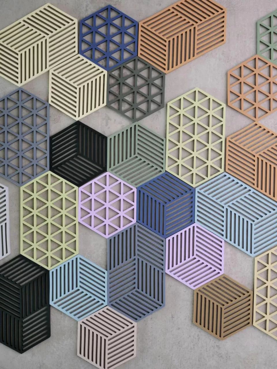 Zone Denmark Silicone onderzetter Hexagon | Onderzetters