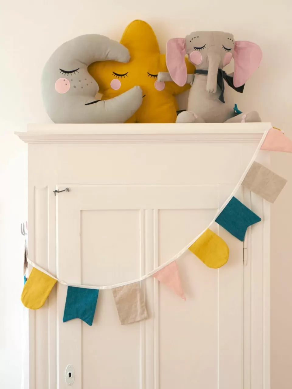 Roommate Slinger Hip Hip Hurra van biokatoen, 300 cm | Kinderkamer Decoratie