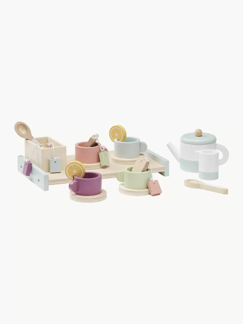 Westwing Speelgoedtheeservies Kids' Hub, set van 21 | Speelgoed & Knuffels | Speelgoed & Knuffels