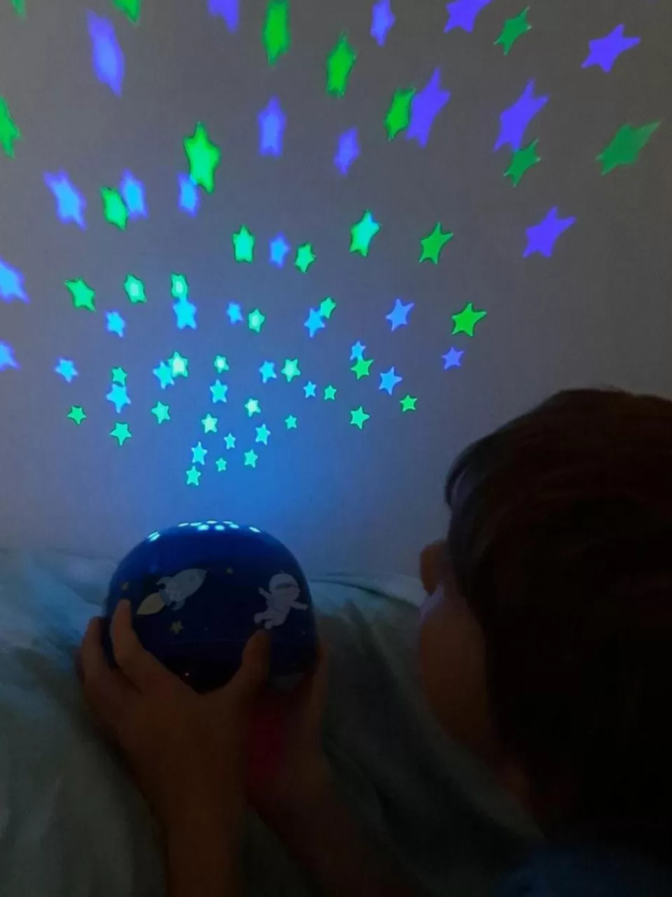 A Little Lovely Company Sterrenhemelprojector Space met timer | Kinderlampen | Kinderlampen