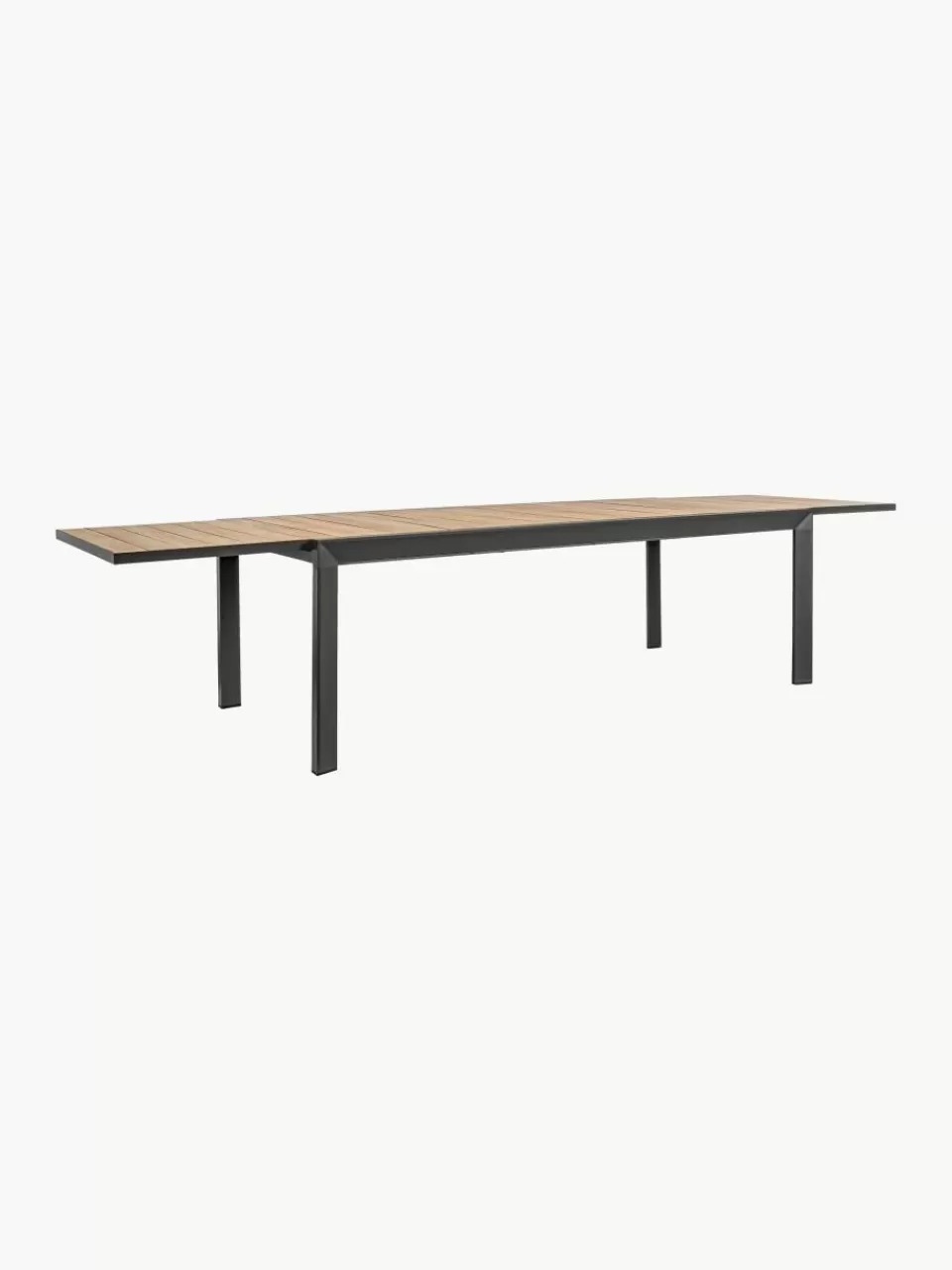 Bizzotto Uitschuifbare tuintafel Belmar, 220 - 340 x 100 cm | Tuinmeubels | Tuintafels