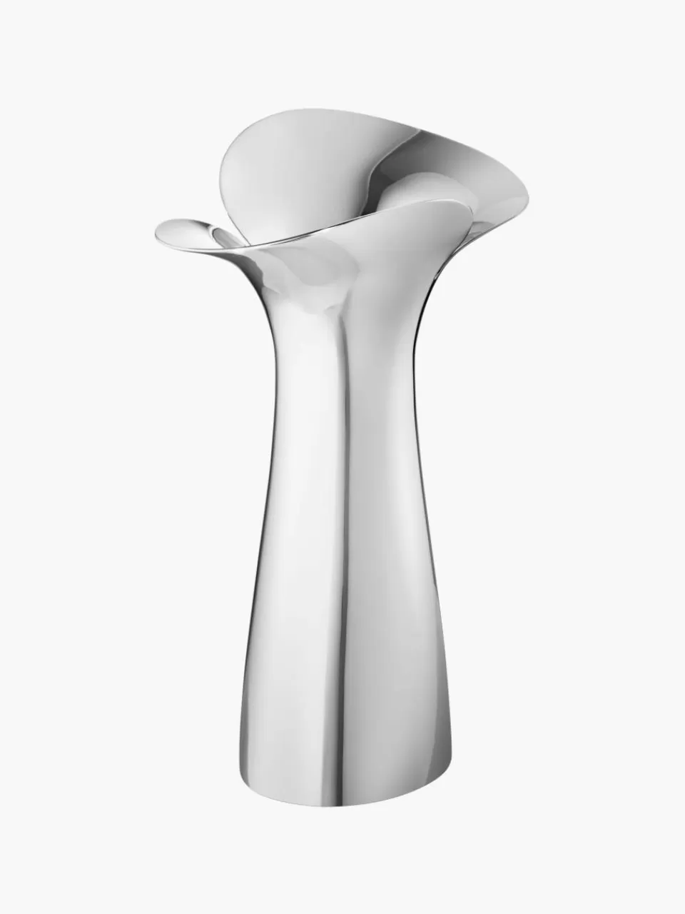 GEORG JENSEN Vaas Bloom Botanica van edelstaal, H 22 cm | Vazen | Vazen