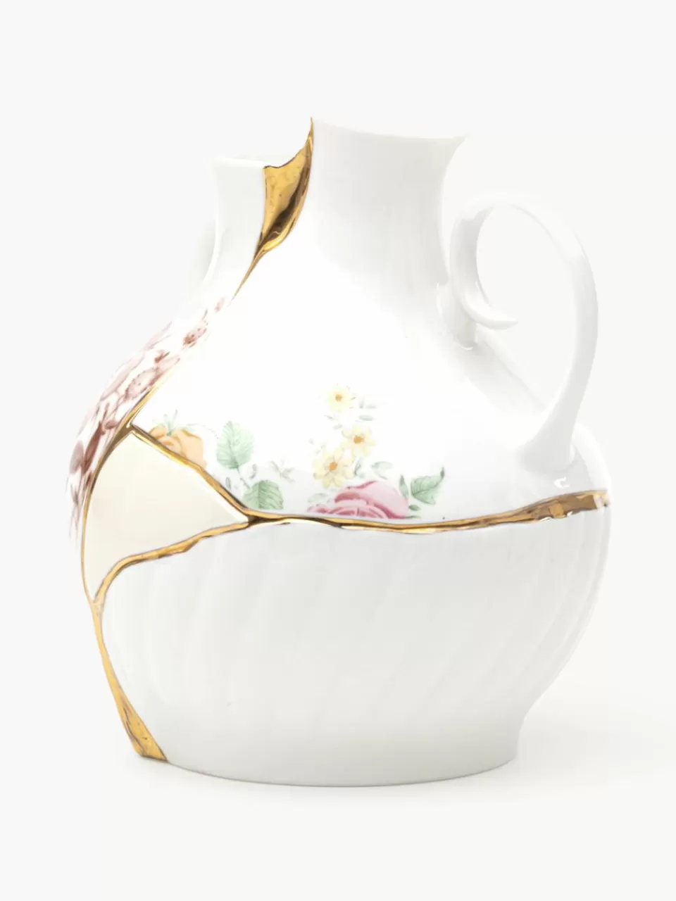 SELETTI Vaas Kintsugi van beenderporselein, H 19 cm | Vazen | Decoratie