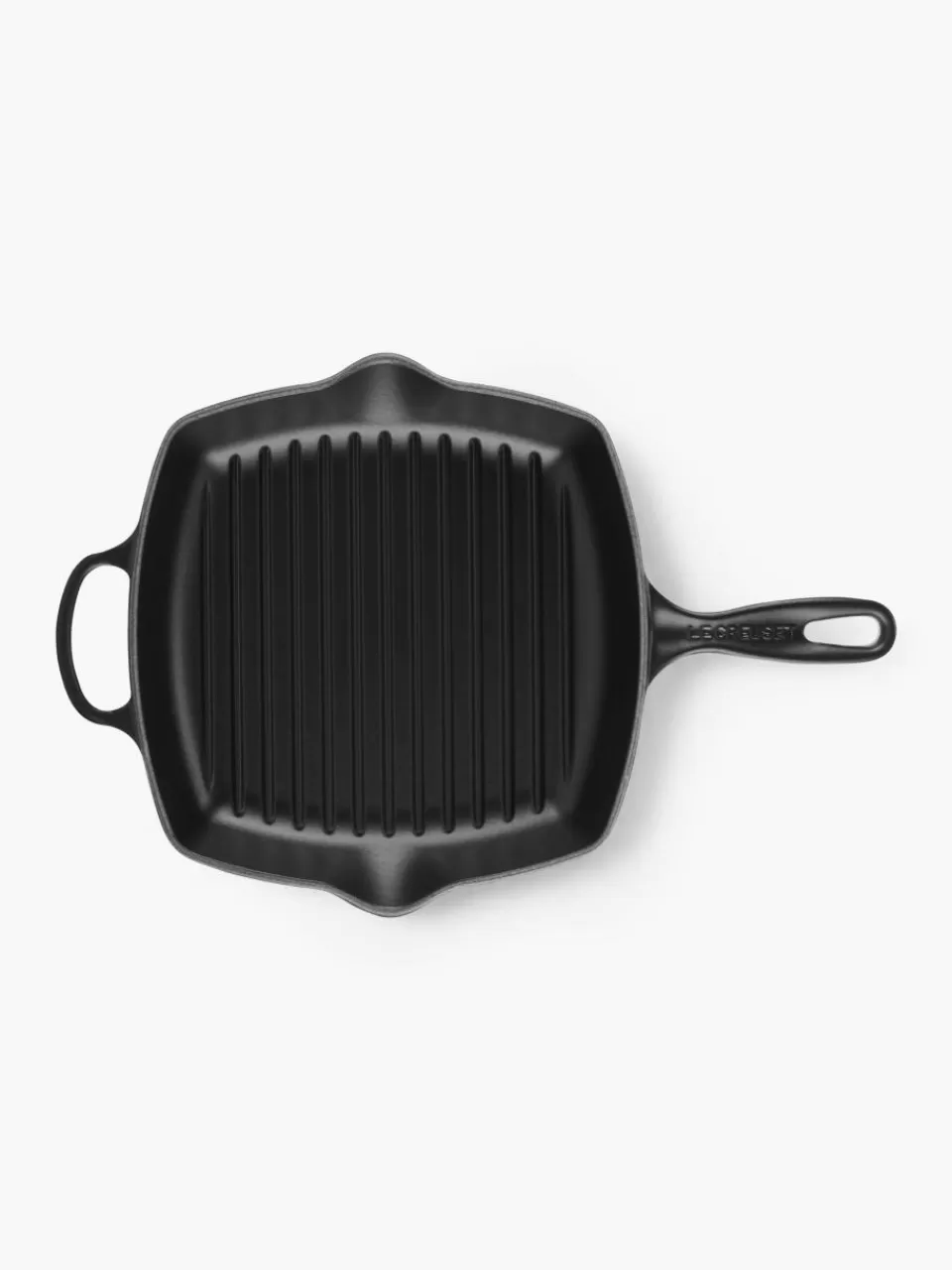 LE CREUSET Vierkante grillpan Signature Collection van gietijzer met gegroefde structuur | Koekenpannen | Koekenpannen