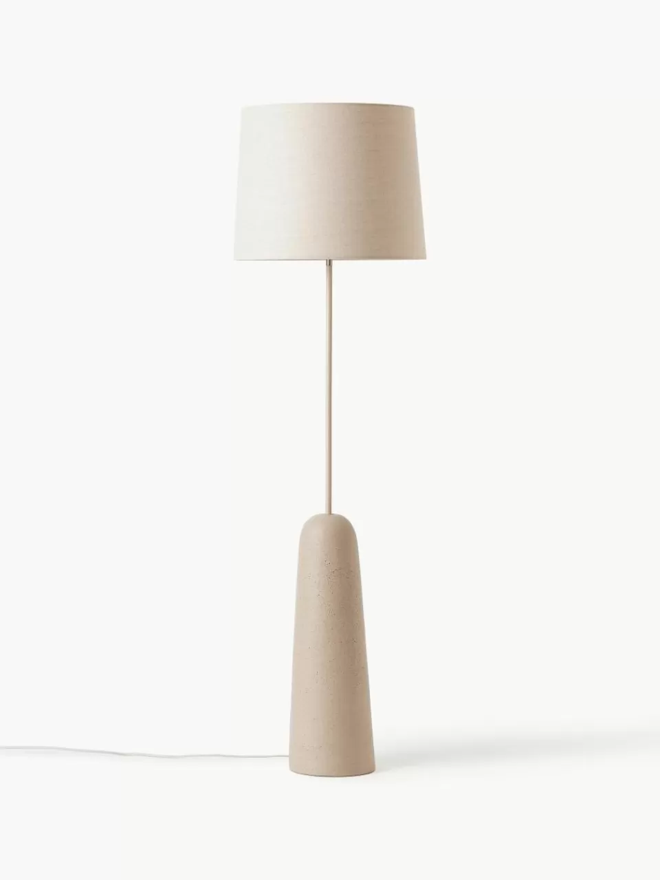 Westwing Collection Vloerlamp Kaya met betonnen voet | Staande Lampen