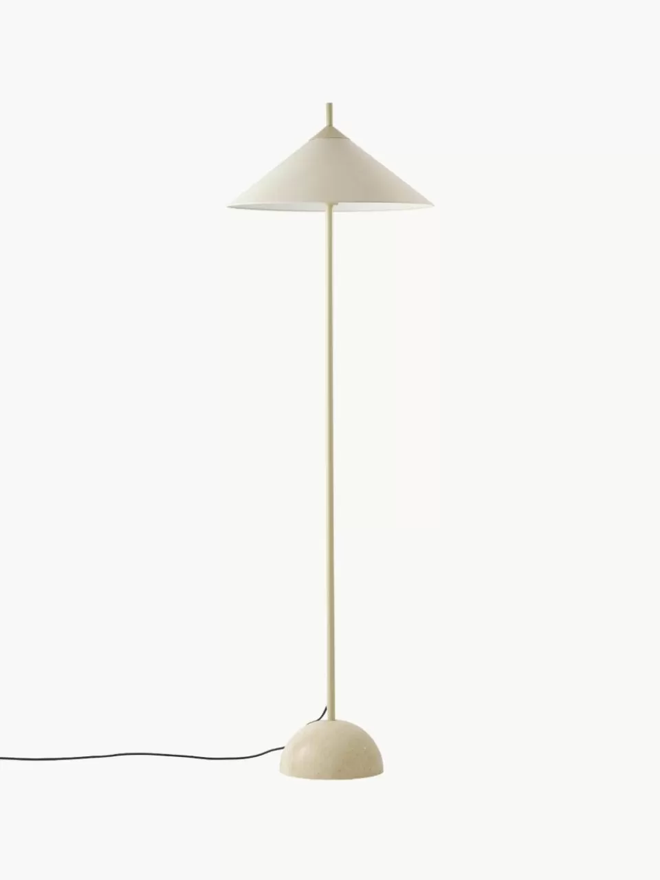 Westwing Collection Vloerlamp Vica met marmeren voet | Staande Lampen