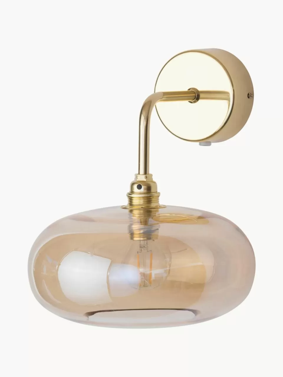 EBB & FLOW Wandlamp Horizon van mondgeblazen glas | Wandlampen