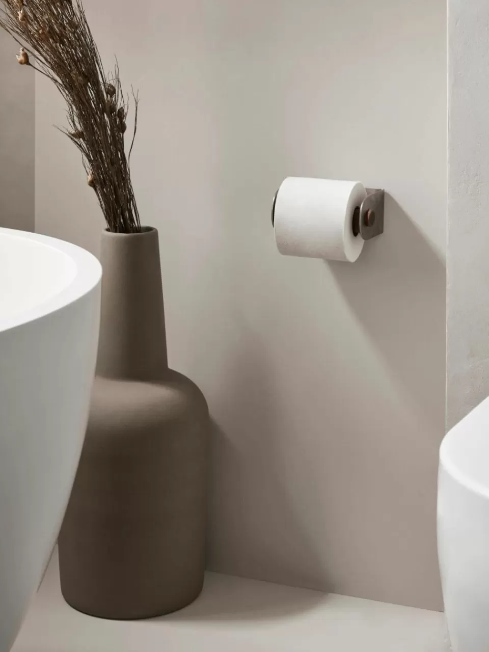 Kristina Dam Wandtoiletrolhouder Deuvel van walnoothout | Wc-Rolhouders | Decoratie