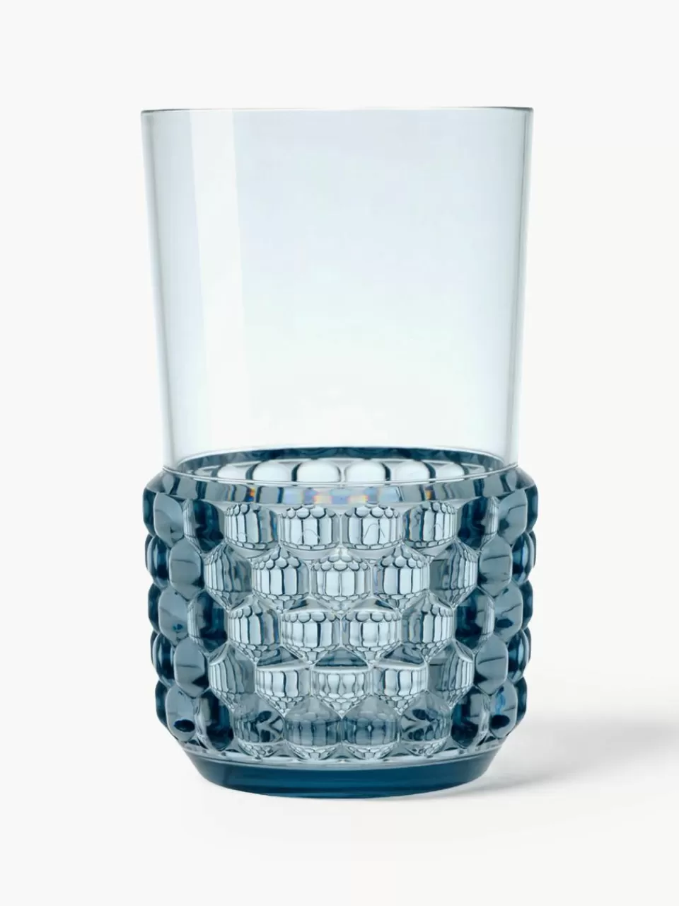 Kartell Waterglazen Jellies met structuurpatroon, 4 stuks | Servies